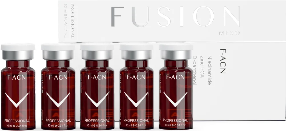 Fusion Meso F-ACN – Akne Kokteyli, 5 x 10 ml kutu