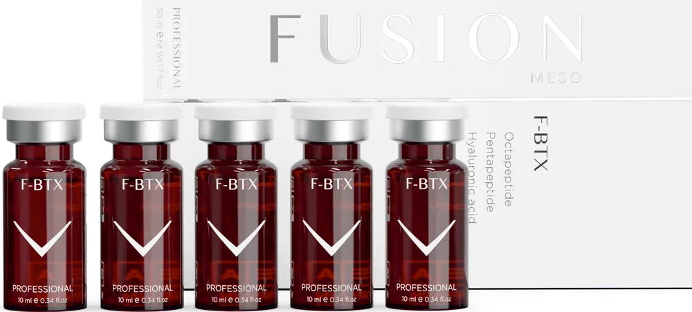 Fusion Meso F-BTX – Kırışıklık Kokteyli, 5 x 10 ml kutu