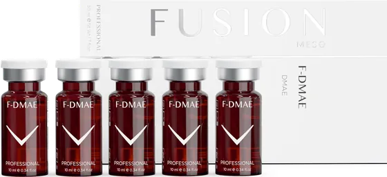 Fusion Meso F-DMAE Sıkılaştırıcı Monokomponent kutu ve flakonlar