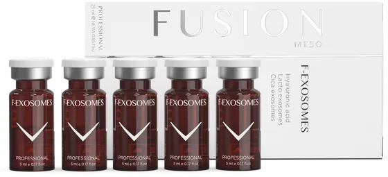 Fusion Meso F-EXOSOMES Eksozom Kokteyli kutu ve flakonlar