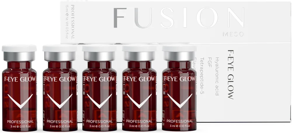 Fusion Meso F-EYE GLOW – Göz Altı Aydınlatma Kokteyli, 5 x 3 ml kutu