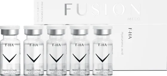 Fusion Meso F-HA Saf Hyaluronik Asit kutu ve flakonlar