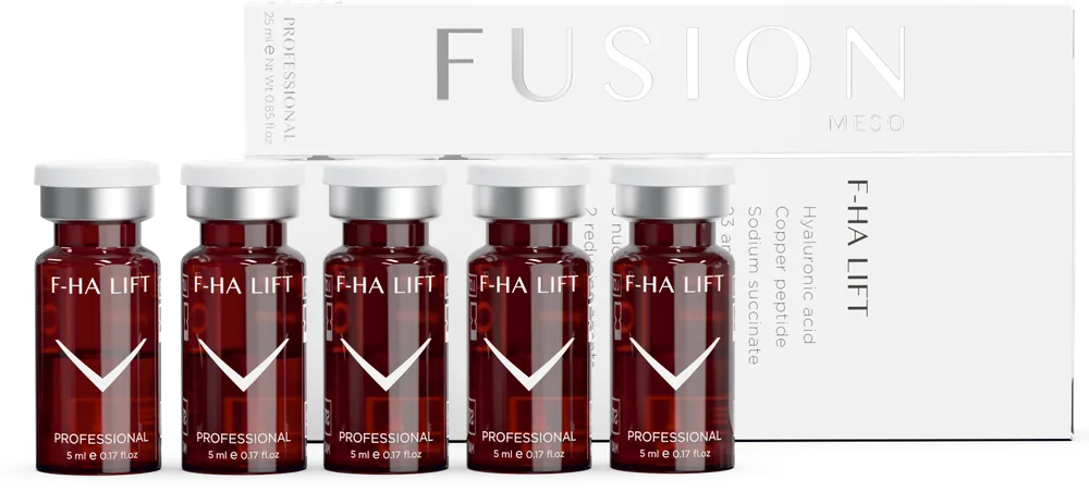 Fusion Meso F-HA LIFT – NCTC'li Hyaluronik Asit Kokteyli, 5 x 5 ml kutu