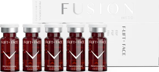 Fusion Meso F-LIFT + FACE Extrem Mesolift Kokteyli kutu ve flakonlar