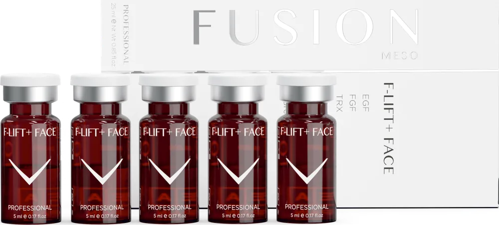 Fusion Meso F-LIFT + FACE – Extrem Mesolift Kokteyli, 5 x 5 ml kutu