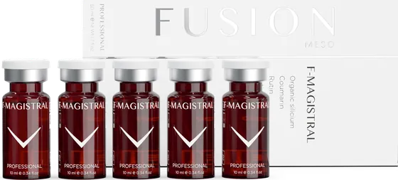 Fusion Meso F-MAGISTRAL Drenaj Etkili Lipolitik Kokteyl kutu ve flakonlar