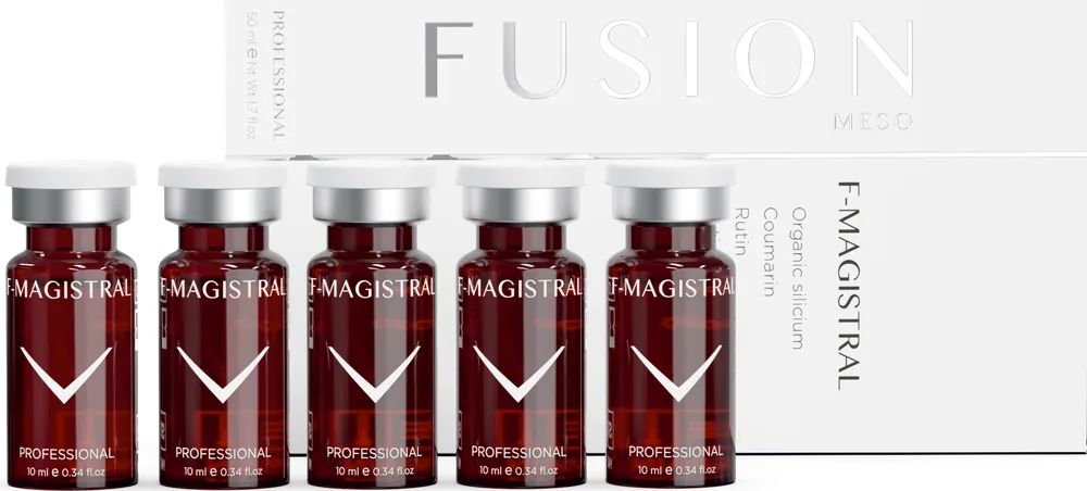 Fusion Meso F-MAGISTRAL – Drenaj Etkili Lipolitik Kokteyl, 5 x 10 ml kutu