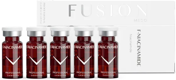 Fusion Meso F-NIACINAMIDE Niasinamid %1,25 kutu ve flakonlar