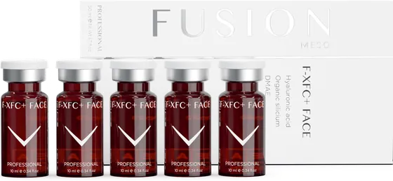 Fusion Meso F-XFC + FACE Mesolift Kokteyli kutu ve flakonlar