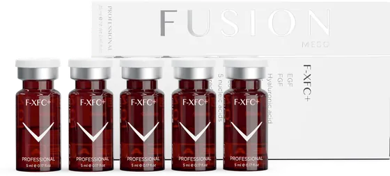 Fusion Meso F-XFC+ Biyorevitalizasyon Kokteyli (40+) kutu ve flakonlar